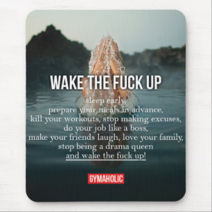 Motivaitonal Fitness Gym Mouse Pad