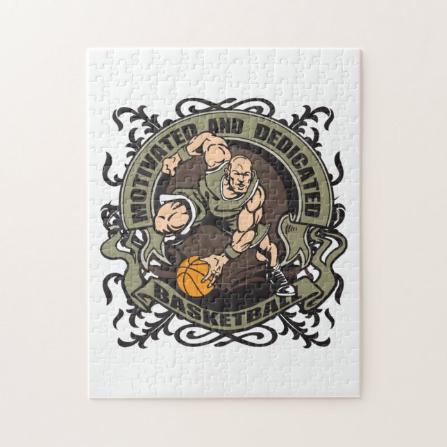 Motivated Basketball Jigsaw Puzzle (Vertical)