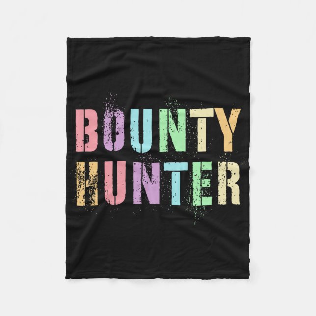 Motivated Future Bounty Hunter In Training Fugitiv Fleece Blanket (Front)