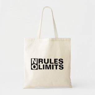 Motivating No Rules No Limits Tote Bag