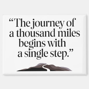 Motivation - A thousand leagues and a first step Magnet