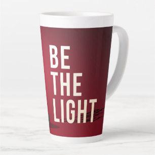 Motivation and inspirational banner latte mug