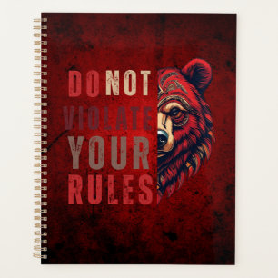 Motivation Forex mindset Bear Planner