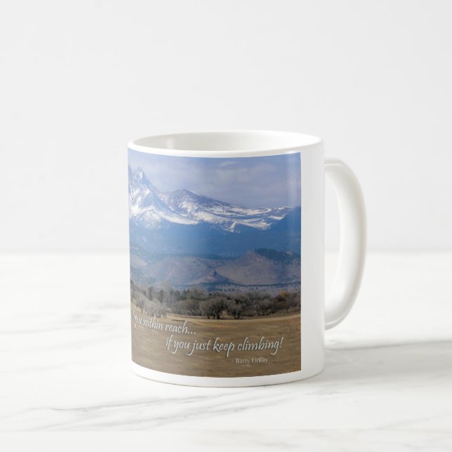 Motivation Mountain  Coffee Mug (Front Right)
