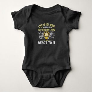 Motivation - Not Whether You Get Knocked Baby Bodysuit