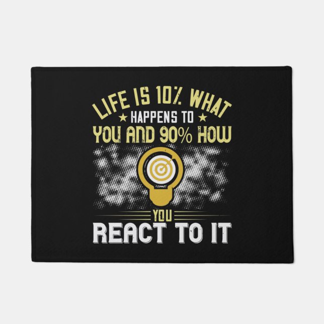 Motivation - Not Whether You Get Knocked Doormat (Front)
