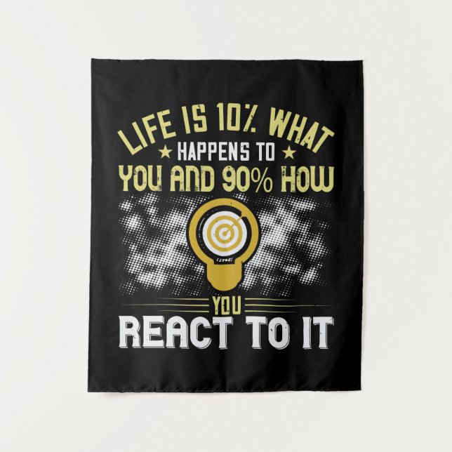 Motivation - Not Whether You Get Knocked Tapestry (Front)