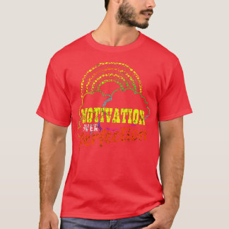 Motivation Over Perfection Rainbow Teacher Motivat T-Shirt