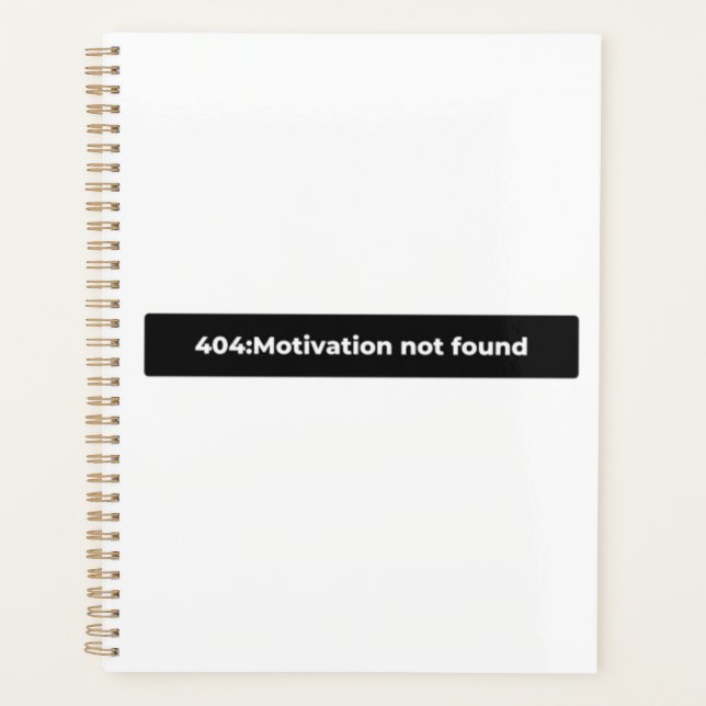 Motivation Planner (Front)