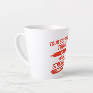 Motivation Quote Design Latte Mug