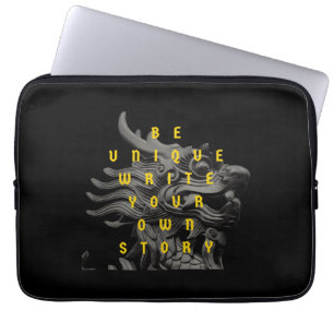 Motivation Quote Modern and Positive Text Laptop Sleeve
