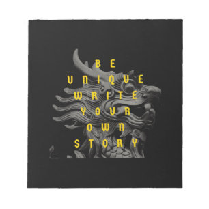 Motivation Quote Modern and Positive Text Notepad