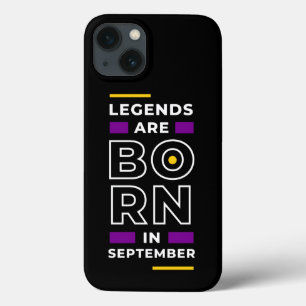 Motivation Quote Stylish Those Born In September  iPhone 13 Case