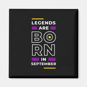 Motivation Quote Stylish Those Born In September Magnet