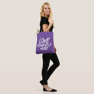 Motivation quote tote bag