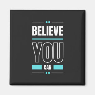 Motivation Quote Trendy and Positive Text Magnet