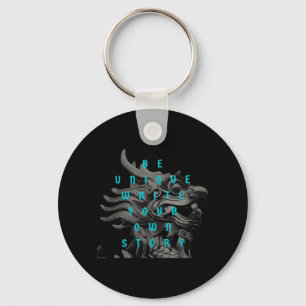 Motivation Quotes Modern and Positive Text Key Ring