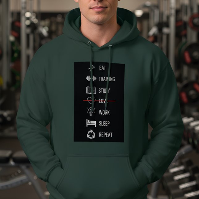 Motivation Routine Hoodie (Creator Uploaded)