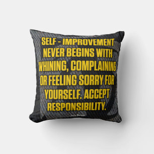 Motivation - Self-Improvement - Inspirational Cushion