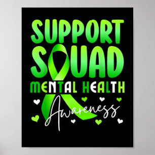 Motivation Support Squad Mental Health Awareness Poster