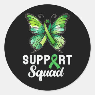 Motivation Support Squad Mental Health Awareness T Classic Round Sticker