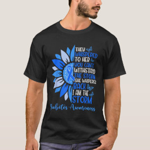 Motivation Support Squad Sunflower Blue Diabetes A T-Shirt
