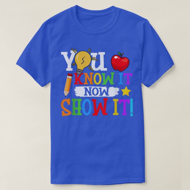 Motivation Test Day Testing Shirts for Women Men T (Design Front)