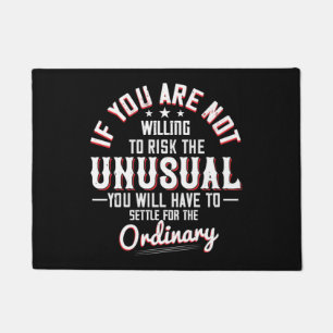 Motivation - Willing To Risk The Unusual Doormat