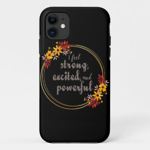 motivational affirmations for life acceptance iPhone 11 case