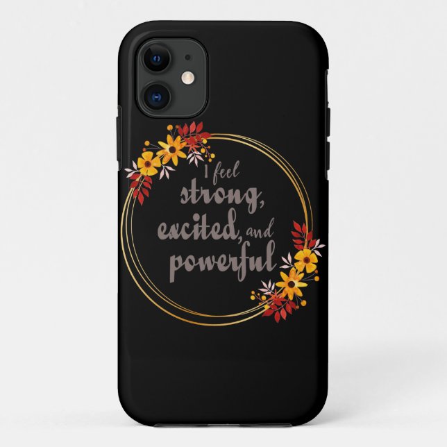 motivational affirmations for life acceptance Case-Mate iPhone case (Back)