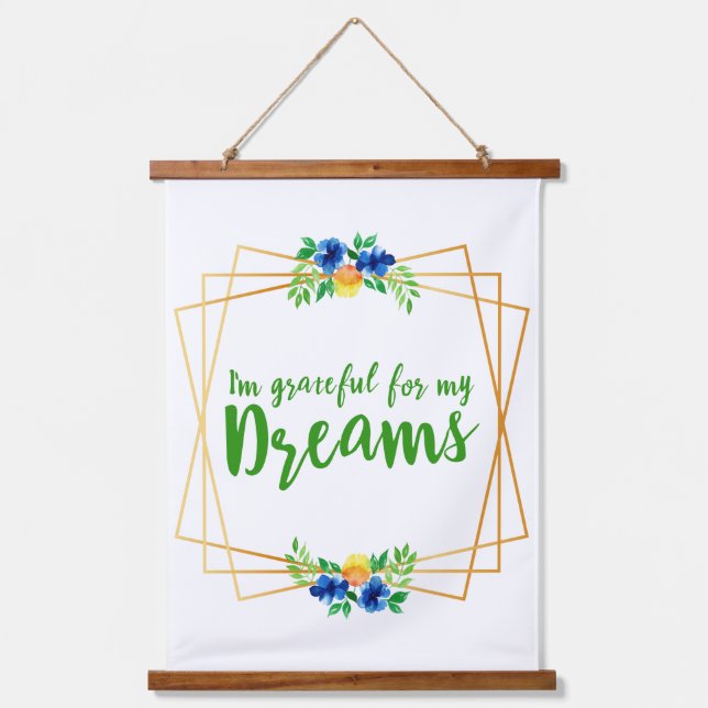 motivational affirmations for life and self love  hanging tapestry (Front)