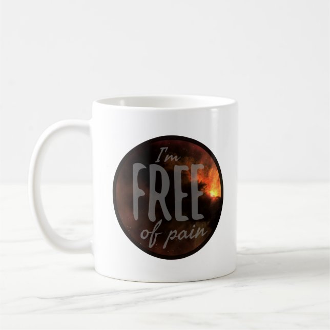 motivational affirmations for self improvement coffee mug (Left)