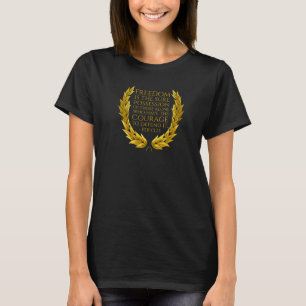 Motivational Ancient Greek - Pericles - Freedom Qu T-Shirt