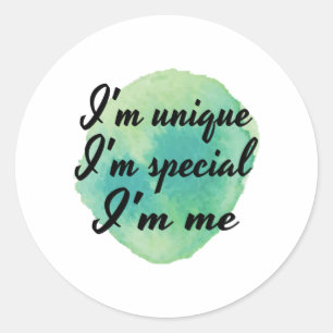motivational and inspirational self love quotes classic round sticker