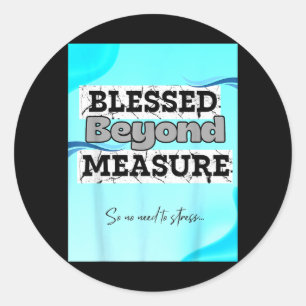 Motivational Apparel Classic Round Sticker