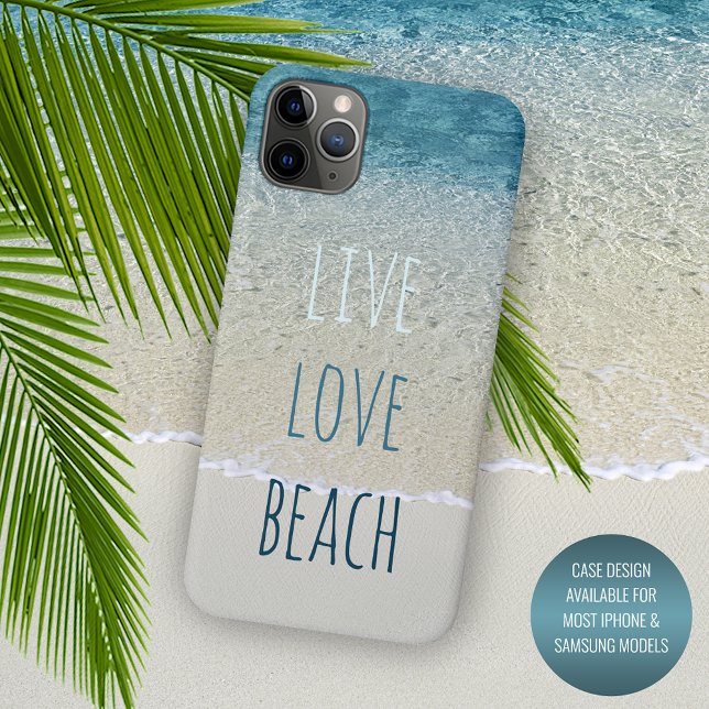 Motivational Aqua Turquoise Blue Surf Waves Photo Case-Mate iPhone Case (Creator Uploaded)