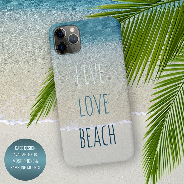 Motivational Aqua Turquoise Blue Surf Waves Photo iPhone Case (Creator Uploaded)