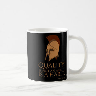 Motivational Aristotle Quote - Ancient Greek Philo Coffee Mug