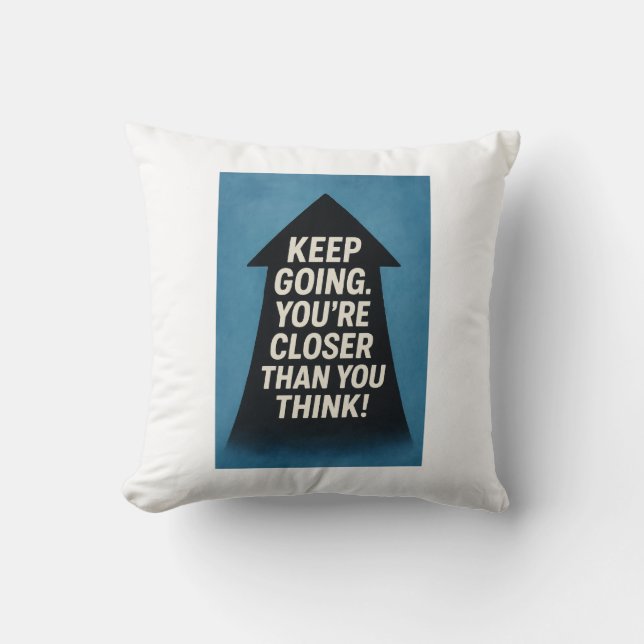  Motivational Arrow   Cushion (Front)