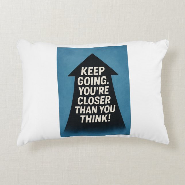  Motivational Arrow   Decorative Cushion (Front)