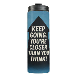 Motivational Arrow Thermal Tumbler