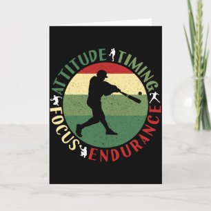 Motivational Baseball Team Values Baby T Shirt  Card