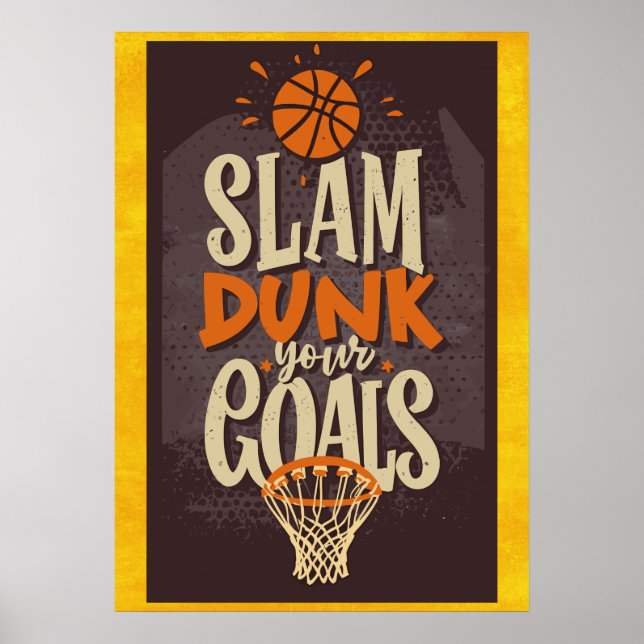 Motivational Basketball Poster (Front)
