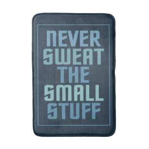 Motivational bath mat