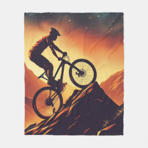 Motivational Bike, Bicycle, Cycling, Sport, Hobby Fleece Blanket