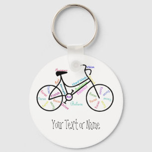 Motivational Bike, Bicycle, Cycling, Sport, Hobby  Key Ring