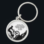 Motivational Bike Sport to Inspire you Custom Key Ring<br><div class="desc">"Keep the wheels turning and the passion burning,  for on this journey,  the road is your stage and victory,  your story.
 Motivational Bike Competitive Sport to Inspire you</div>