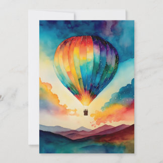 Motivational Birthday or Holiday Card - Watercolor