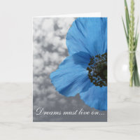 Motivational Blue Poppy Dreams must live on
