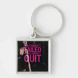 Motivational Bodybuilding Gym Keychain